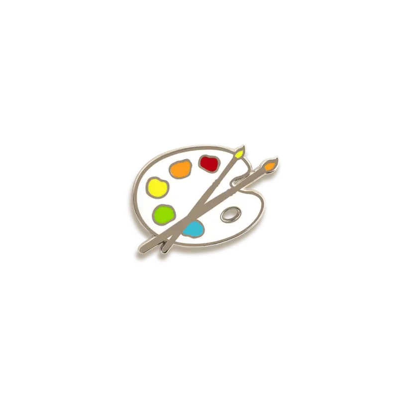 Paint Palette Artist Enamel Pin – Unexpected Flair 1