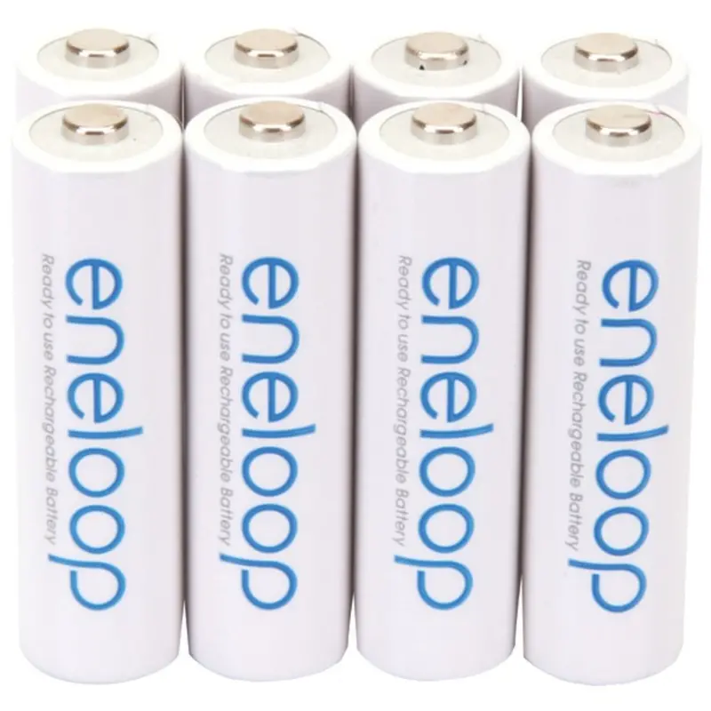 Panasonic Eneloop Bk-3Mcca8Ba Aa Rechargeable Batteries (8-Pack) 1