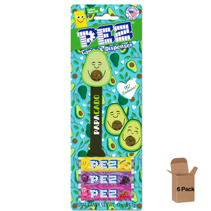 Papacado Pez Dispensers – 6-Pack Exclusive Bundle 1