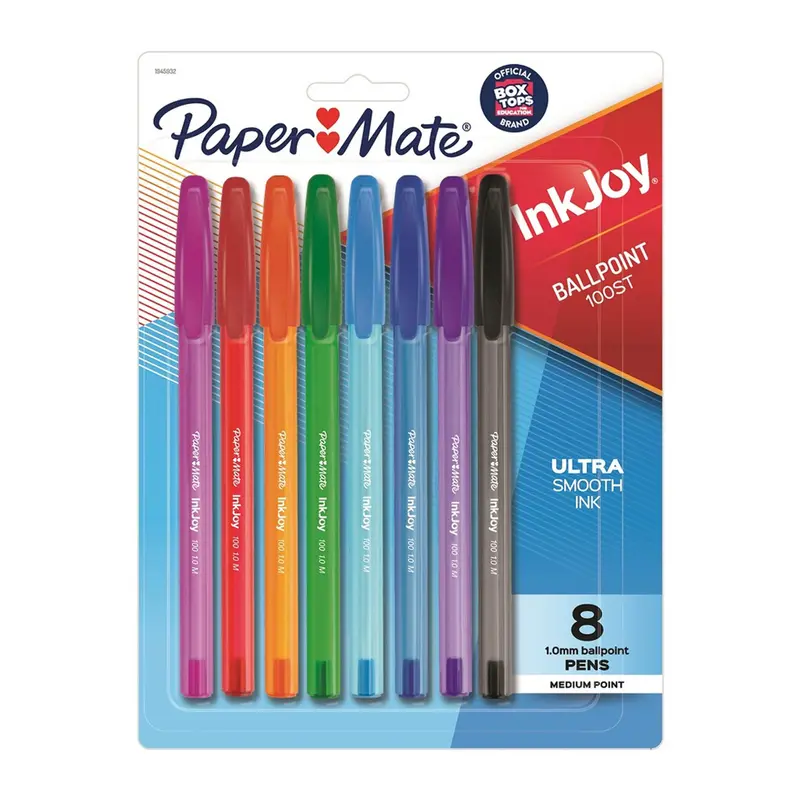 Papermate Ink Joy Ballpoint Pens – 8-Pack, Assorted Colors, 1.0Mm Tip 1