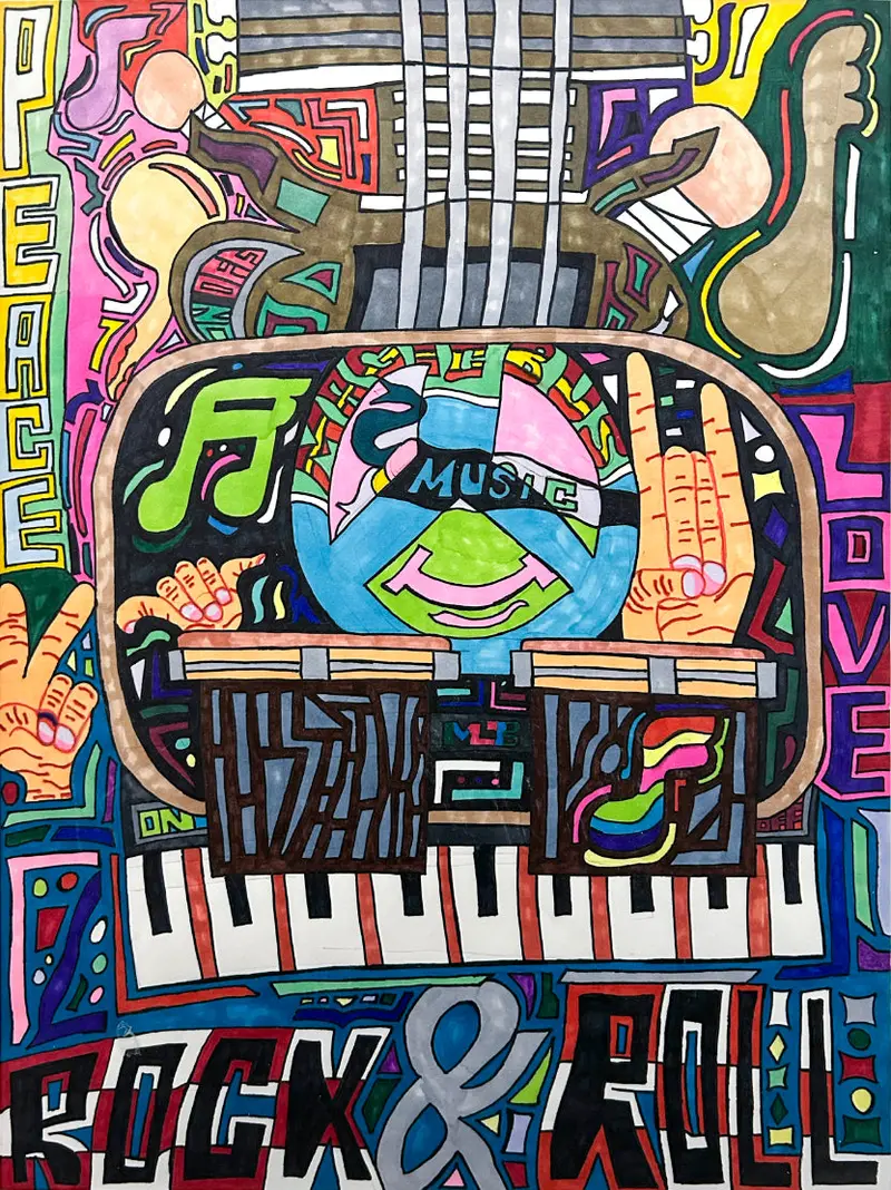 Peace, Love And Rock & Roll Tribute By Jeremy Taylor 1