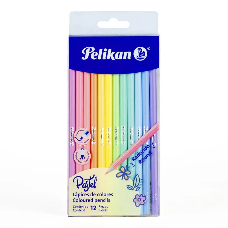 Pelikan Extra-Long Pastel Colored Pencils – Art Student Set 1