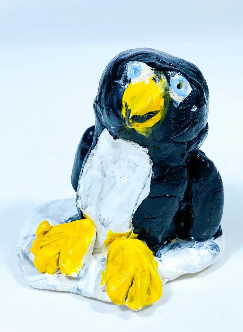 Penguin Figure Sculpture By Ryan Mcdonagh 1
