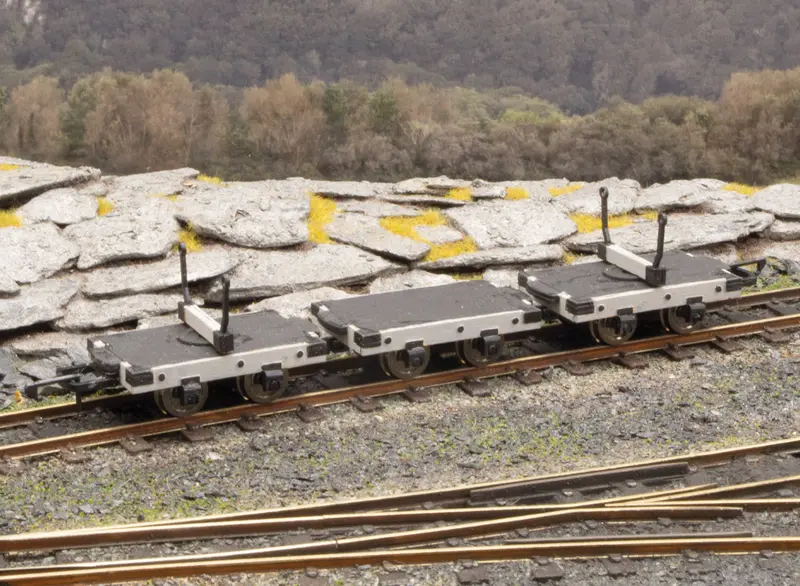 Penrhyn Quarry Railway Bolster Wagon Kits – Ng7 Scale, Laser-Cut (Set Of 3) 1