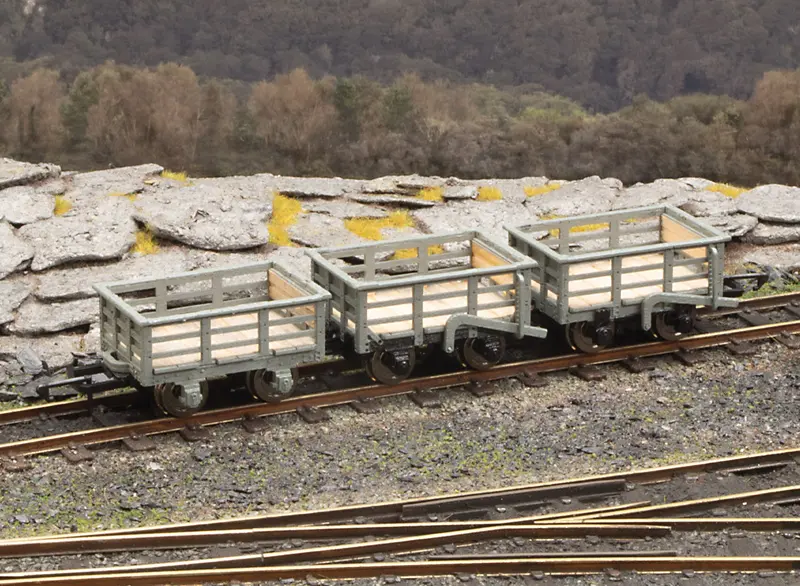 Penrhyn Quarry Slate Wagon Kits – Ng7 Scale, Laser-Cut (Set Of 3) 1