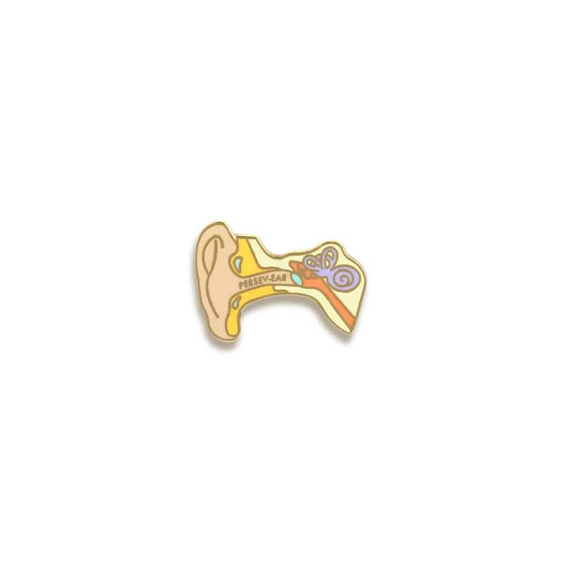 Persev-Ear Ear Anatomy Encouragement Pin – V Coterie 1