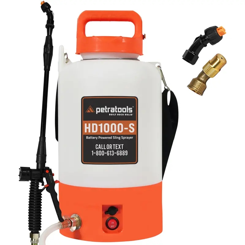 Petratools Hd1000-S Battery-Powered 1-Gallon Sprayer – Lightweight & Cordless 1