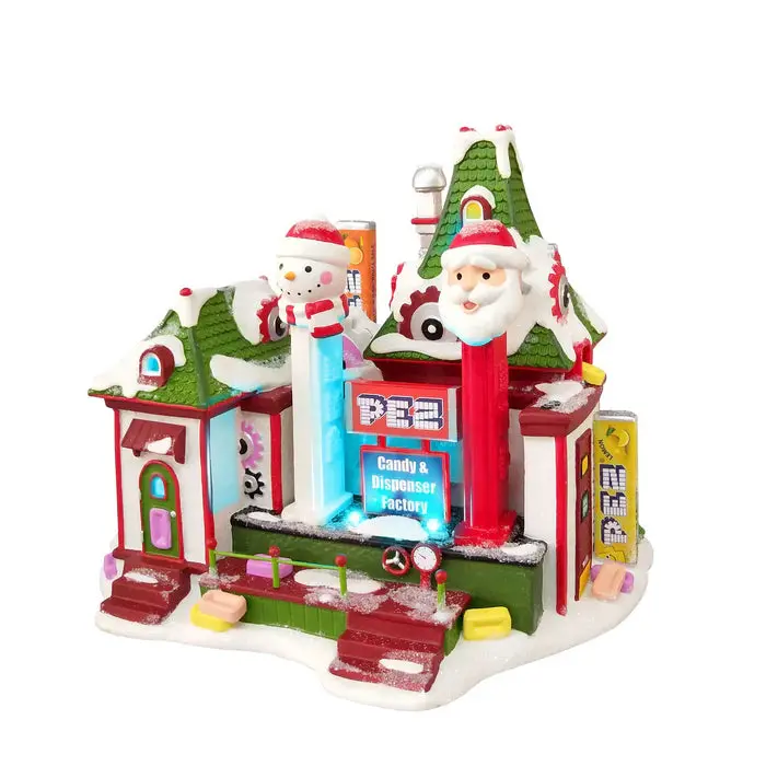 Pez Christmas Village Imperial Palace Ornament 1