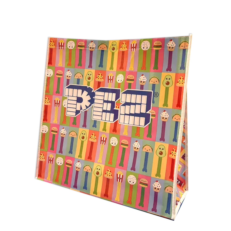 Pez Recycled Shopping Tote Bag – Treats-Inspired Design 1