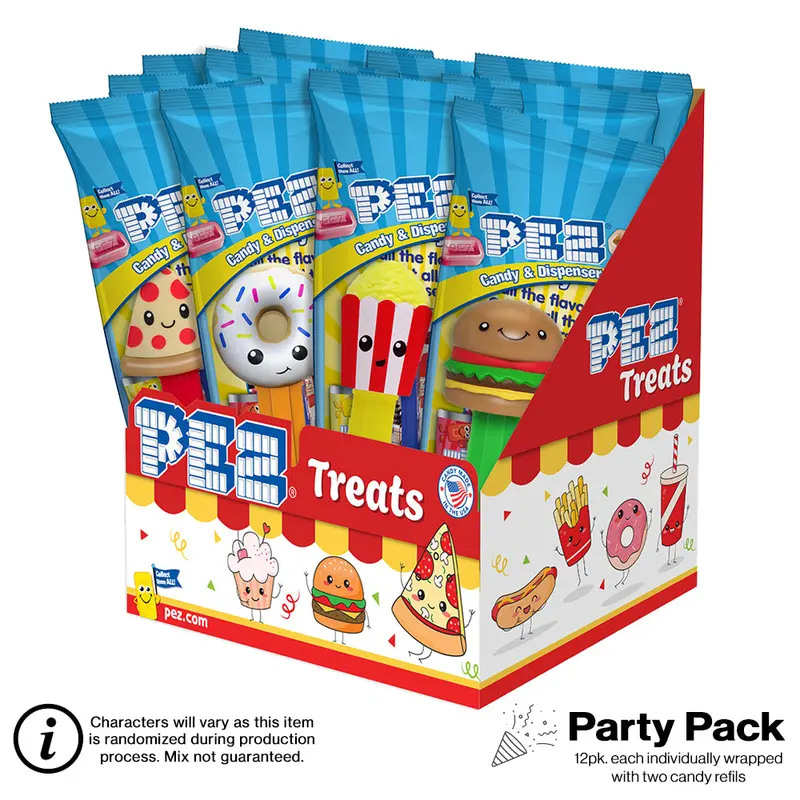 Pez Treats Party Pack – 12 Individually Wrapped Dispensers 1