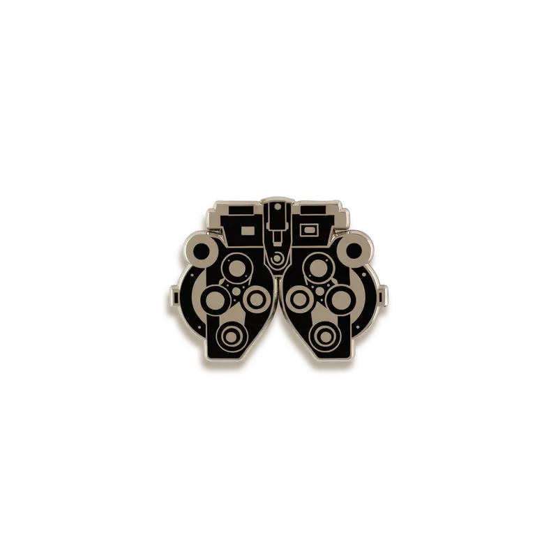 Phoropter Eyecare Professional Enamel Pin – V Coterie 1