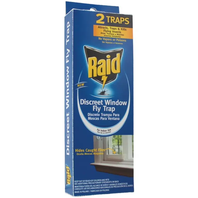 Pic Flyhide-Raid Slim, Invisible Window Fly Trap 1