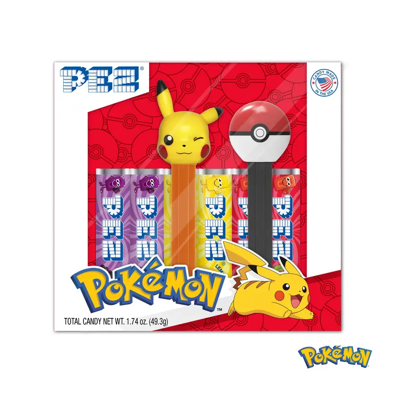 Pokémon Dual-Pack Pez Set – Winking Pikachu And Poké Ball 1