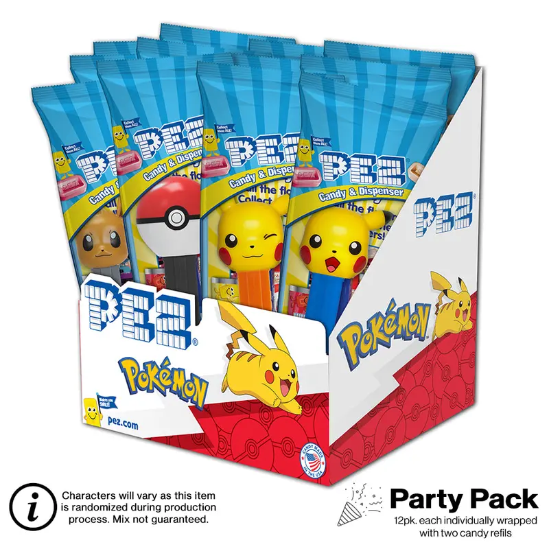 Pokémon Pez Party Pack – 12 Individually Wrapped Units 1