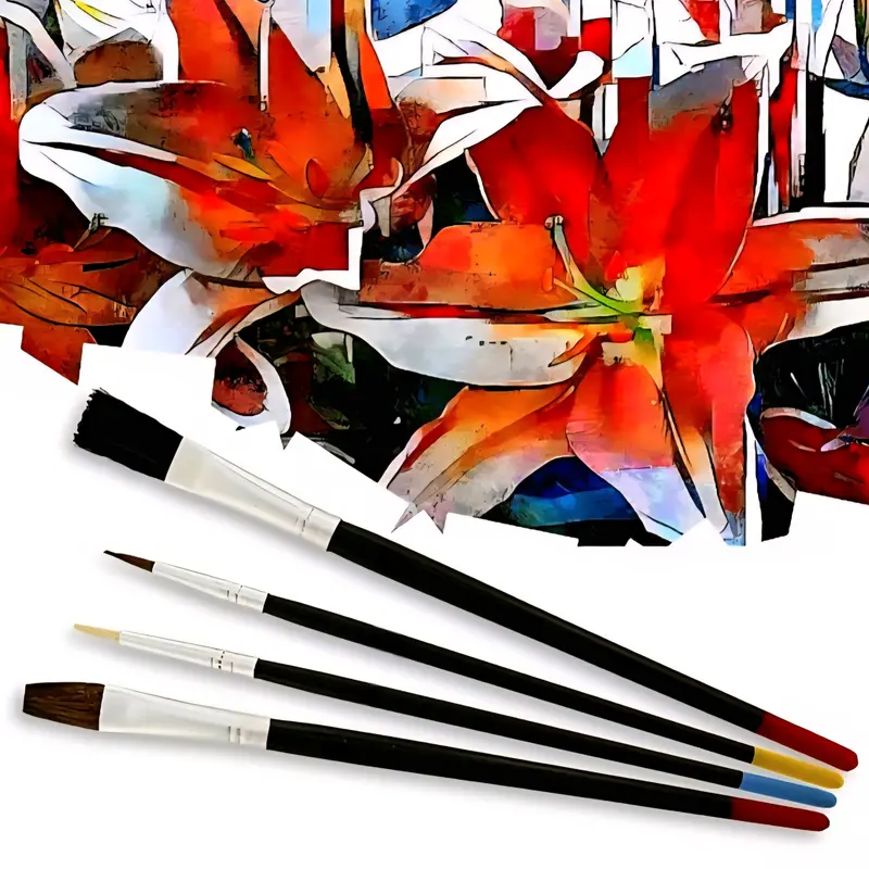 Professional Artist Brush Set – 15-Piece Variety Pack For Painters 1