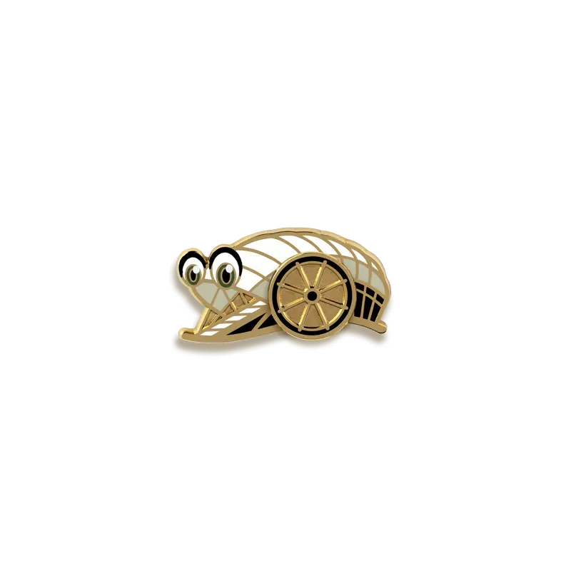 Professor Trash Wheel Satirical Enamel Pin – Pinultimate 1
