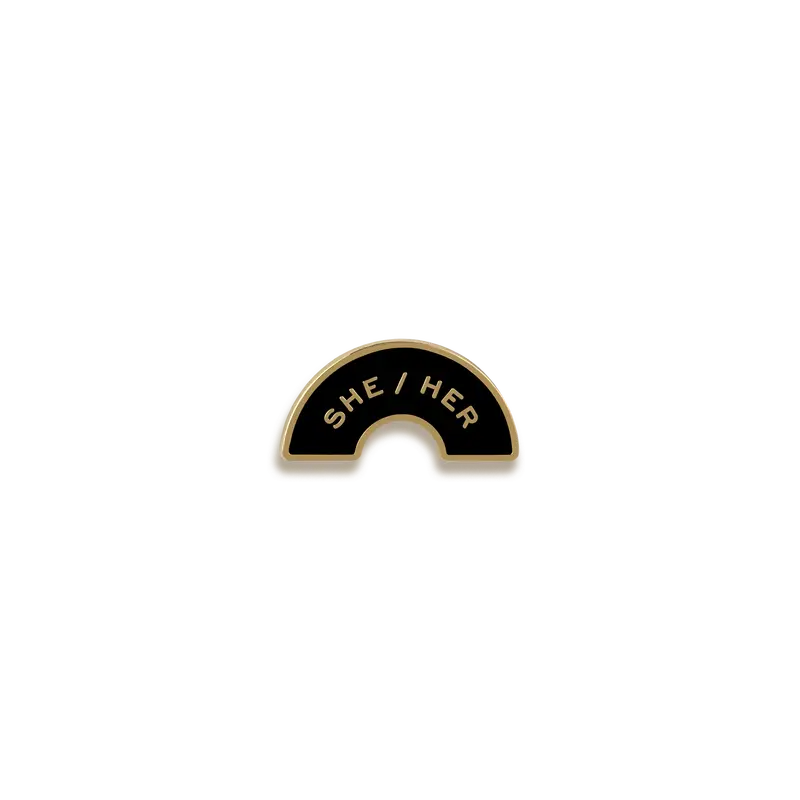 Pronoun Enamel Pin – Supportive, Inclusive Wearable By Pinultimate 1