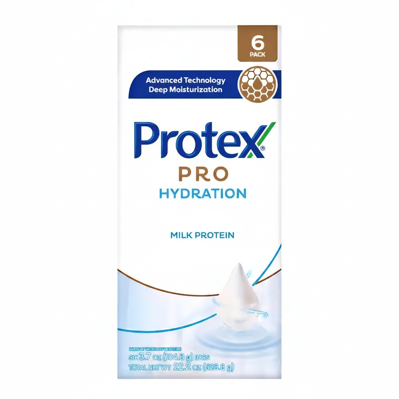 Protex Pro Hydration Milk Protein Soap – 6-Pack (3.7 Oz Each) 1