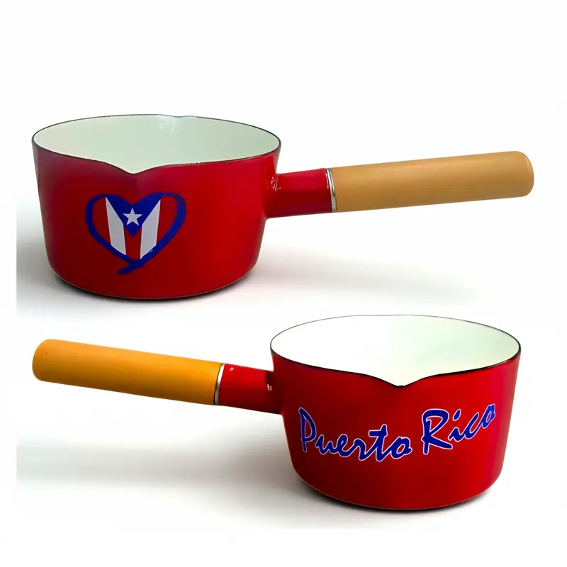 Puerto Rico Boricua Cacerola Saucepan With Complimentary Coquí Sticker 1