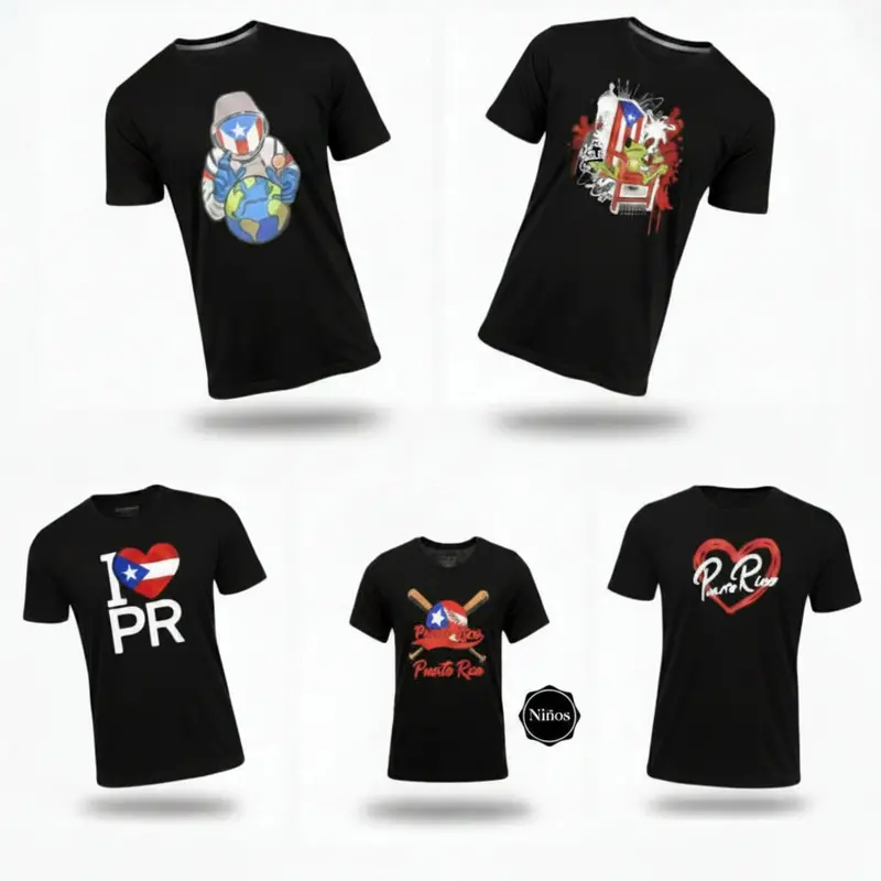 Puerto Rico Themed Unisex T-Shirt – Youth & Adult Sizes 1