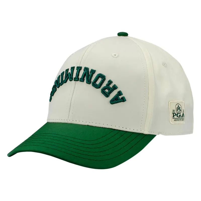 Pukka Flipped Two-Tone Aronimink Hat – Forest Green & Cream 1