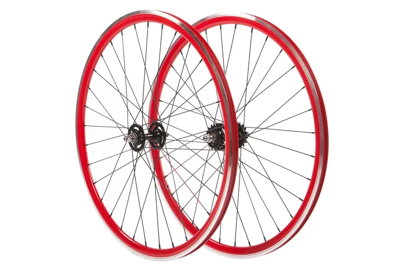 Pure Fix Machined-Pro 700C Wheelset – 28H Aluminum Rims 1