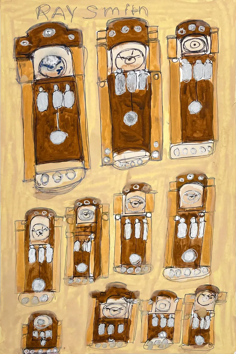 Ray Smith'S Grandfather Clock Collection Art 1