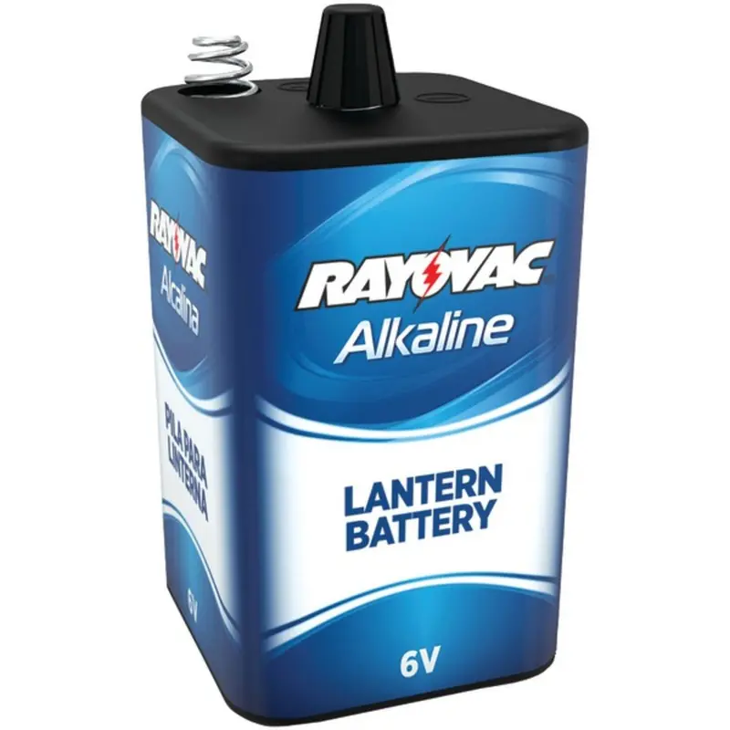 Rayovac 806 Lantern Battery – 6V Alkaline, D-Cell Equivalent With Spring Terminals 1