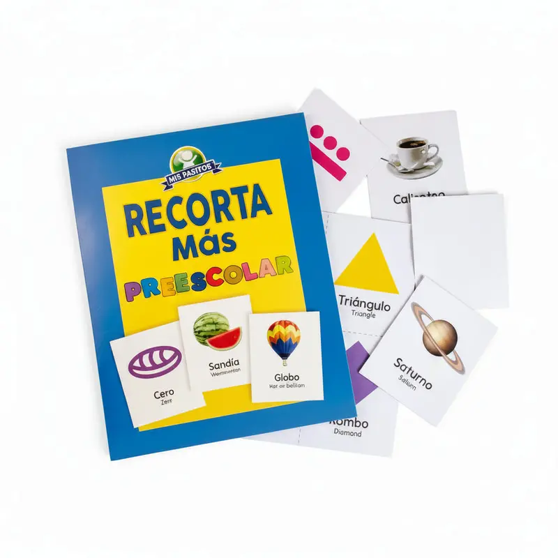 Recorta Más Preschool Cutting Skills Workbook 1