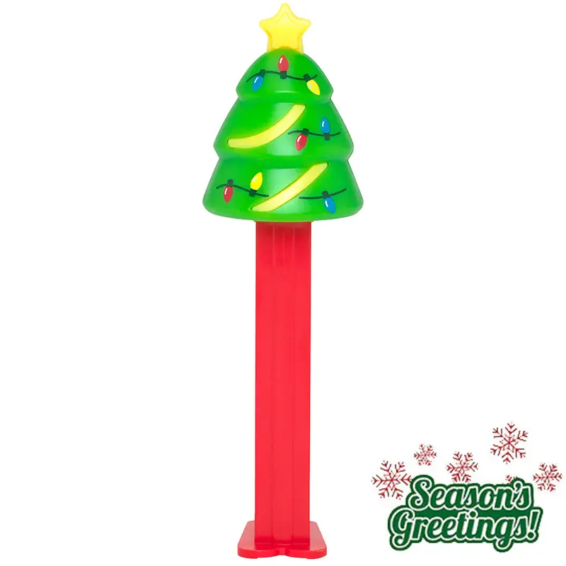 Red-Stemmed Christmas Tree Pez Dispenser 1