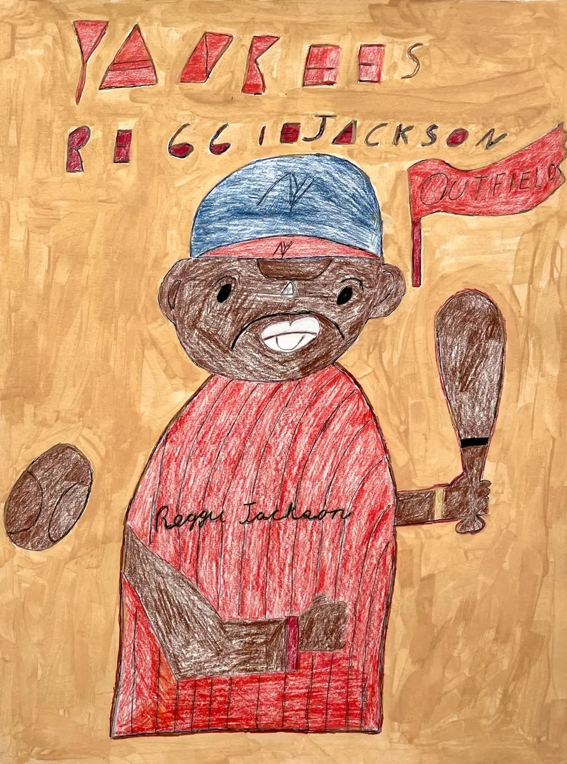 Reggie Jackson Portrait Series By Marear Smith 1