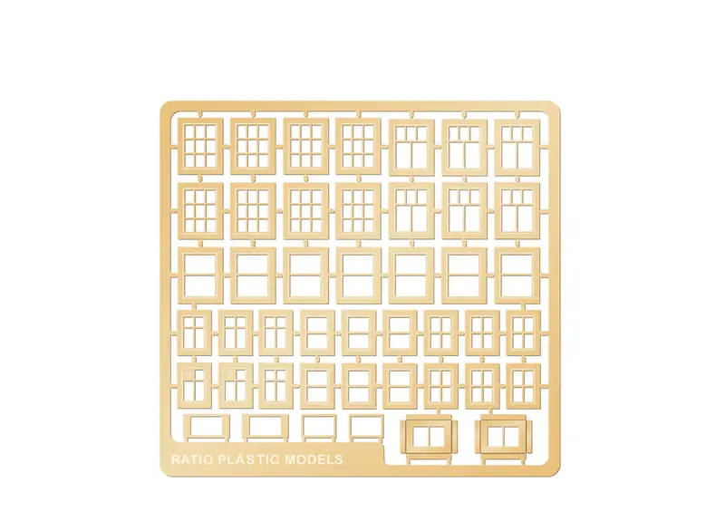 Residential-Style Window Details For Model Buildings 1