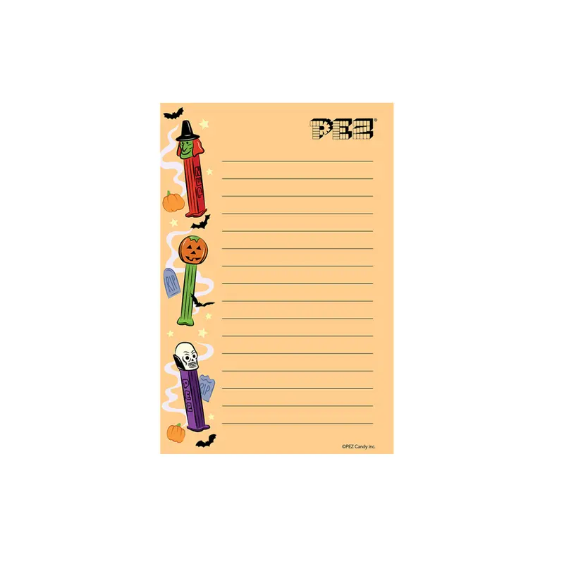 Retro Pez Halloween-Themed Notepad 1