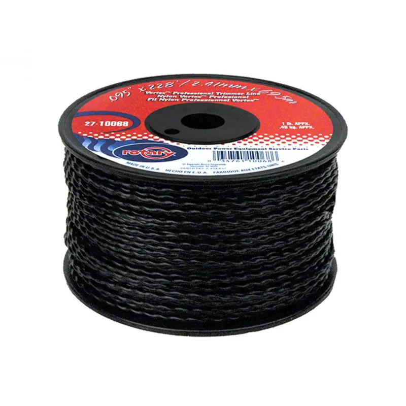 Rotary Vortex Compact Trimmer Line – .095" Diameter × 230 Feet, Black (Part #10068) 1