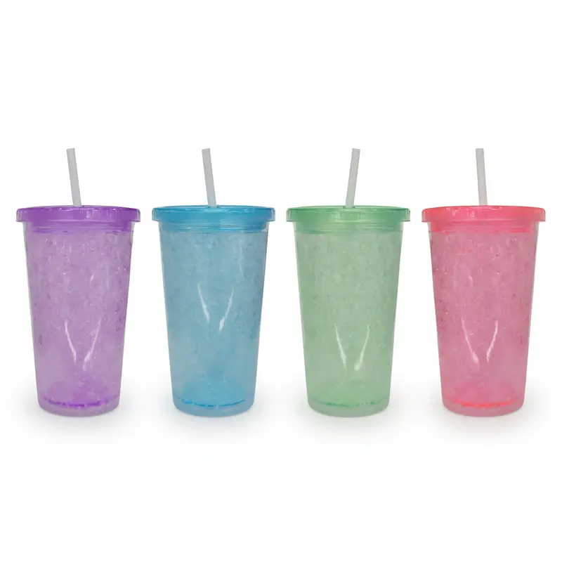 Royal Deluxe Double-Walled Frosty Acrylic Tumbler – Includes Lid & Reusable Straw 1