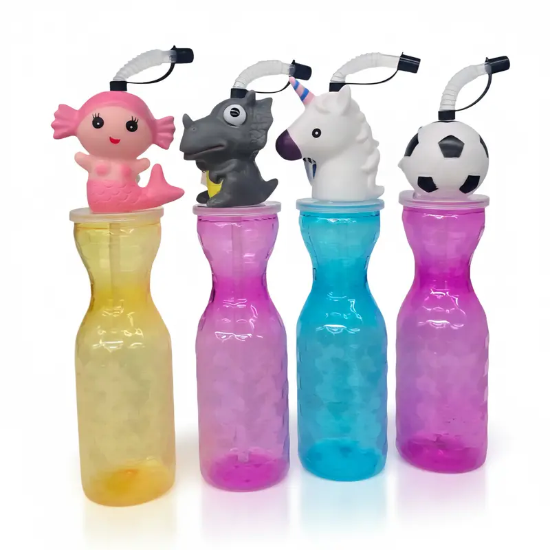 Royal Deluxe Embossed Girls’ Water Bottles – Stylish & Functional With Straw 1