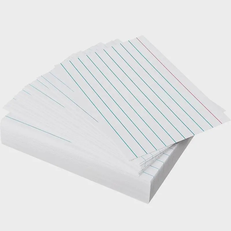 Ruled Index Cards – 100-Piece Pack (3" X 5") For Notes & Study 1