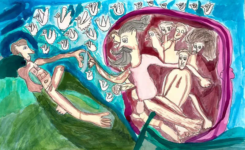 Ryan Cooke'S Interpretation Of The Creation Of Adam 1