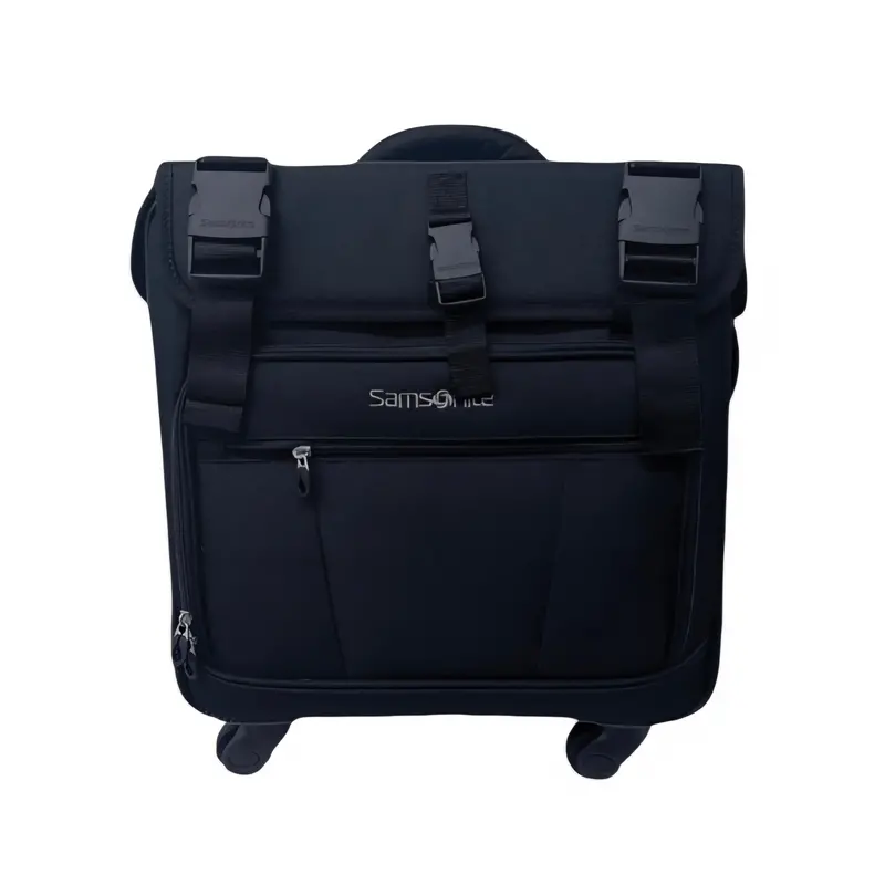 Samsonite Black Spinner Backpack – Durable Student Luggage 1