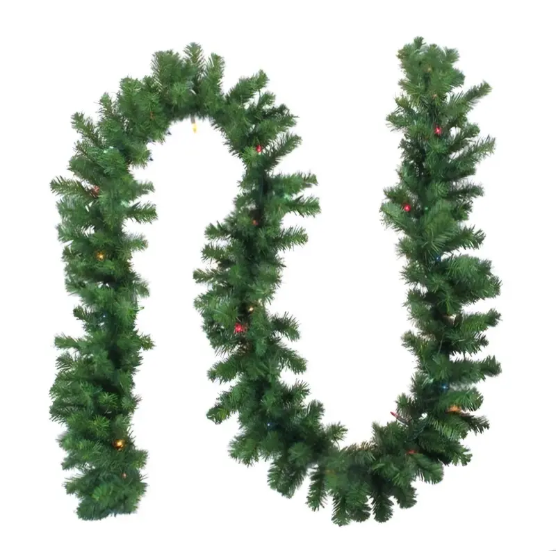 Santa’S Galaxy Illuminated Garland – 18-Foot Clear And Multicolor Light Strand 1
