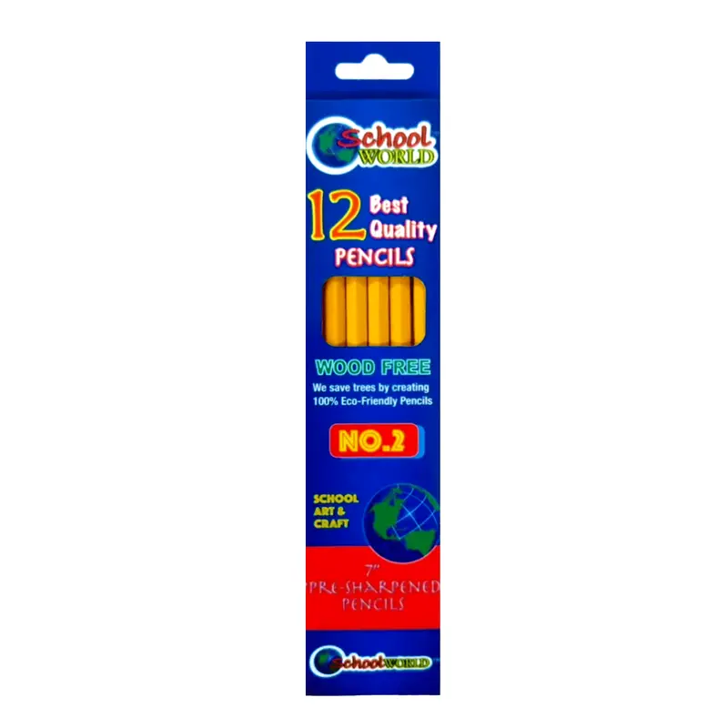 School World #2 Pencil Set – 12-Count 1
