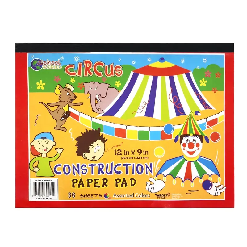 School World Assorted Construction Paper – 36 Sheets 1