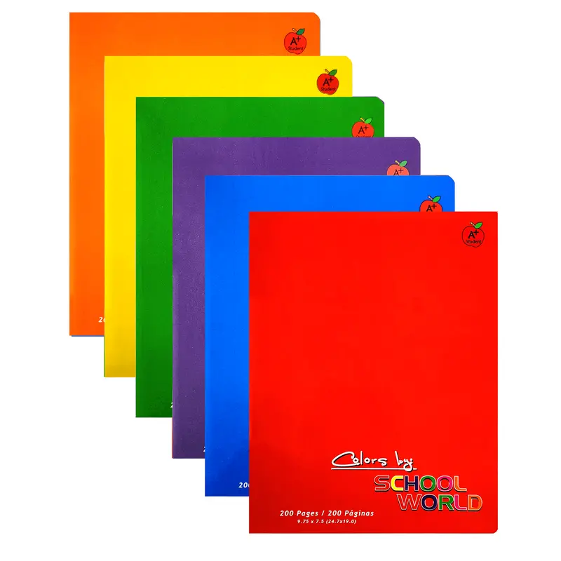 School World Notebook Bundle – Six Assorted Notebooks 1