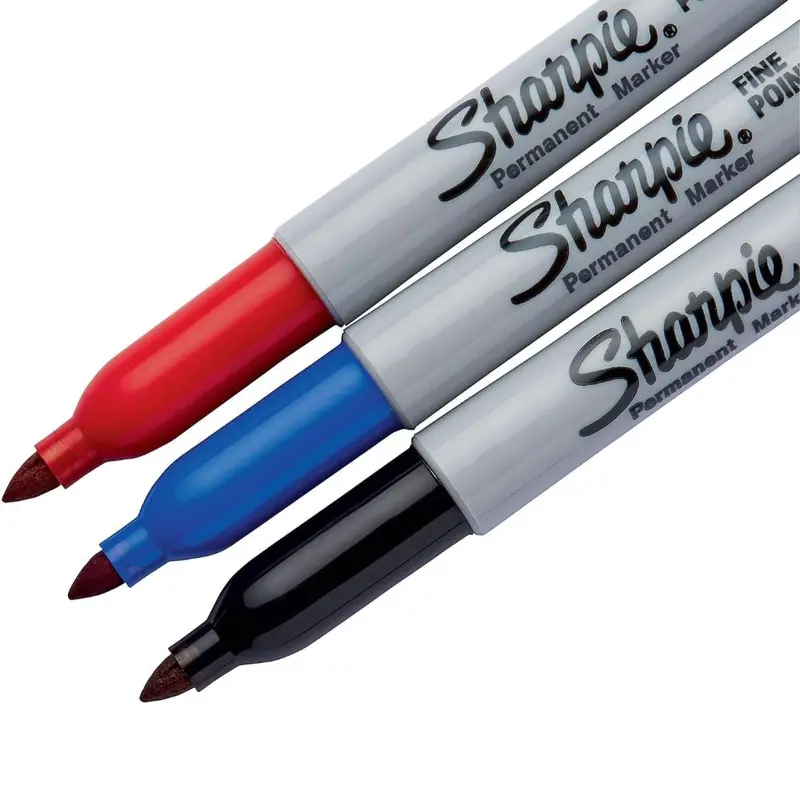 Sharpie Fine-Point Permanent Markers – 3-Color Assortment Pack 2
