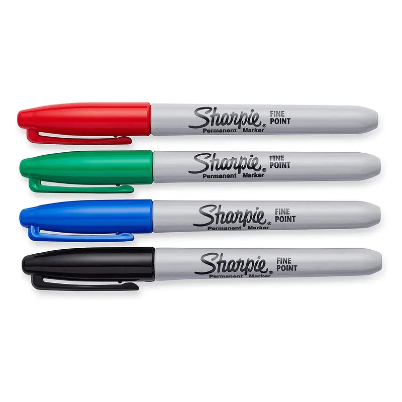 Sharpie Fine Point Permanent Markers – Vibrant 4-Color Assortment 2