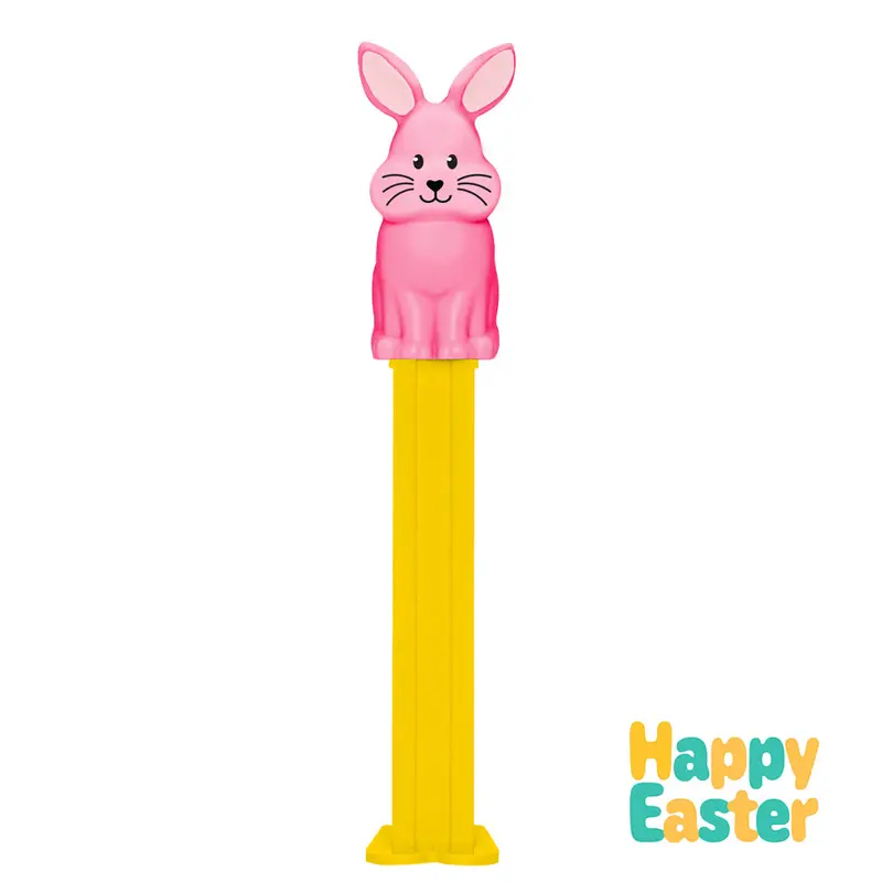 Sitting Pink Bunny Pez Dispenser 1