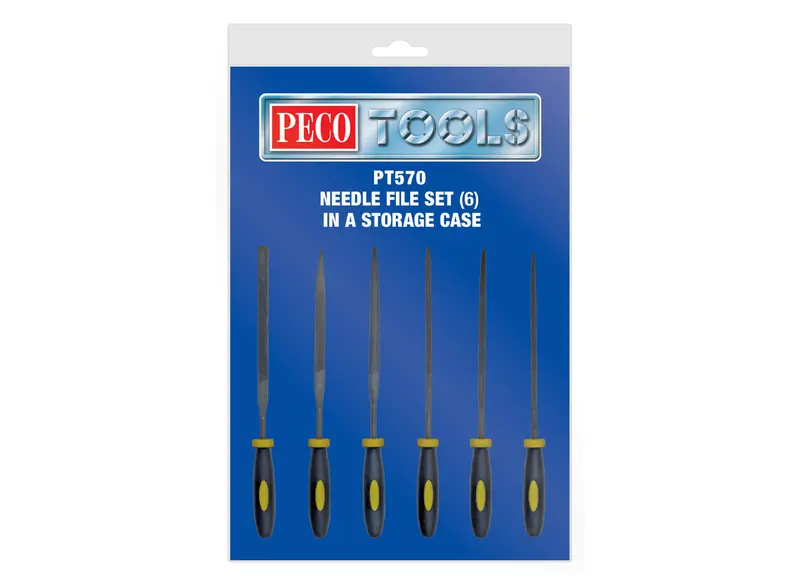 Six-Piece Needle File Set – Precision Craft Tool In Storage Box 1