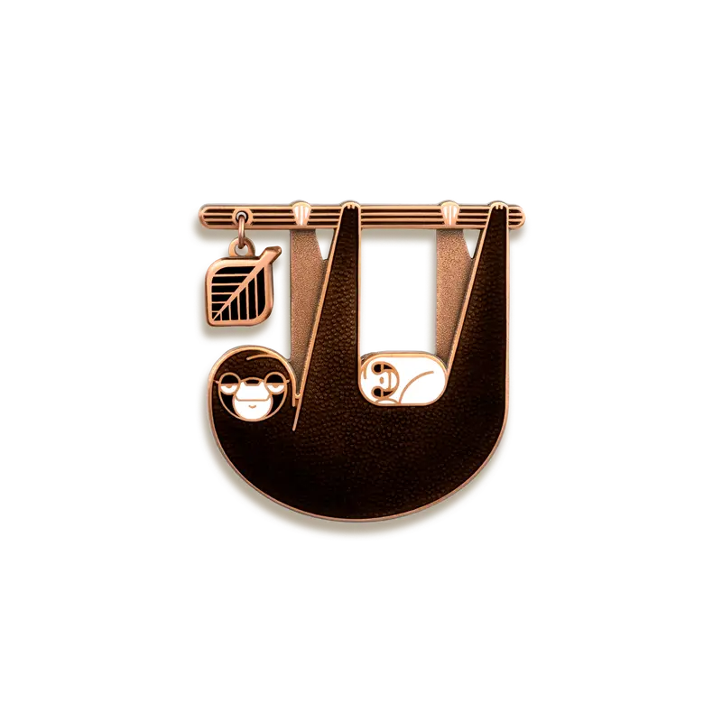 Slothlórien Fantasy Forest Enamel Pin – Amar&Riley Lore Series 1