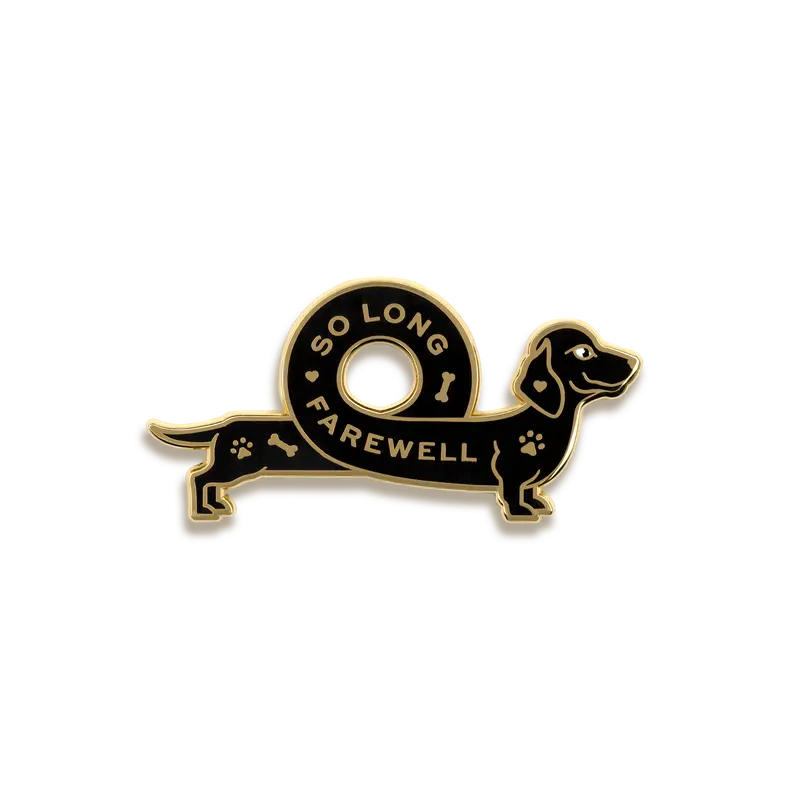 So Long Farewell Enamel Pin – Pinultimate 1