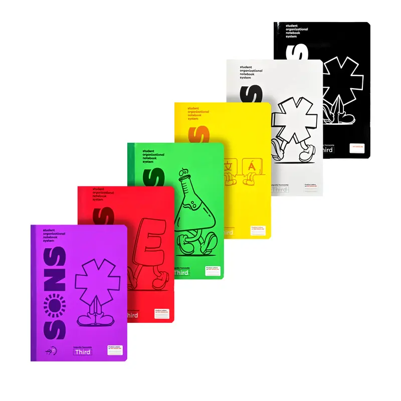 Sons Color-Coded Penmanship Notebook – Grade-Level Edition: Third Grade 1